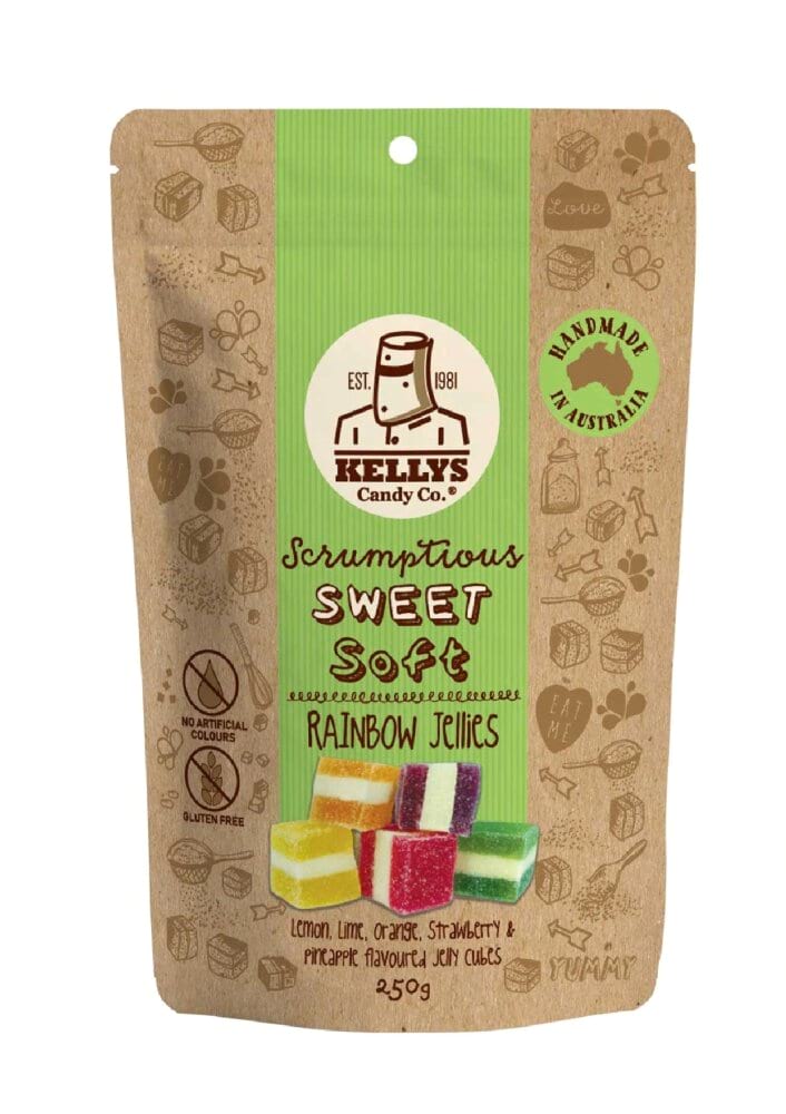 Kelly`s Rainbow Jellies 250G