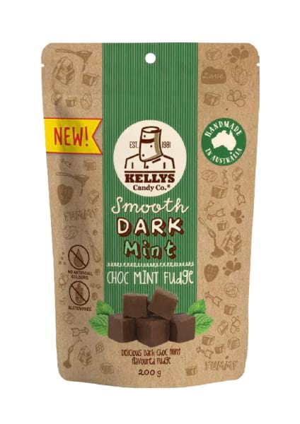 Kellys Dark Mint Fudge 200G
